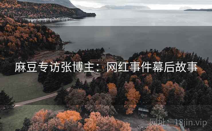 麻豆专访张博主：网红事件幕后故事