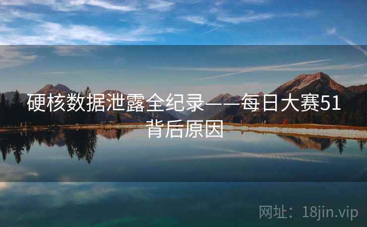 硬核数据泄露全纪录——每日大赛51背后原因