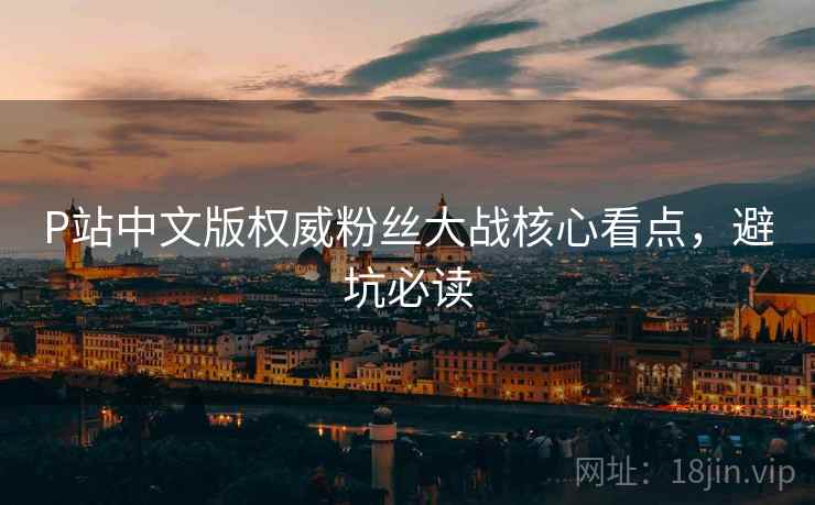 P站中文版权威粉丝大战核心看点，避坑必读