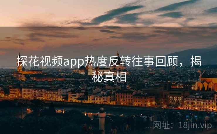 探花视频app热度反转往事回顾，揭秘真相