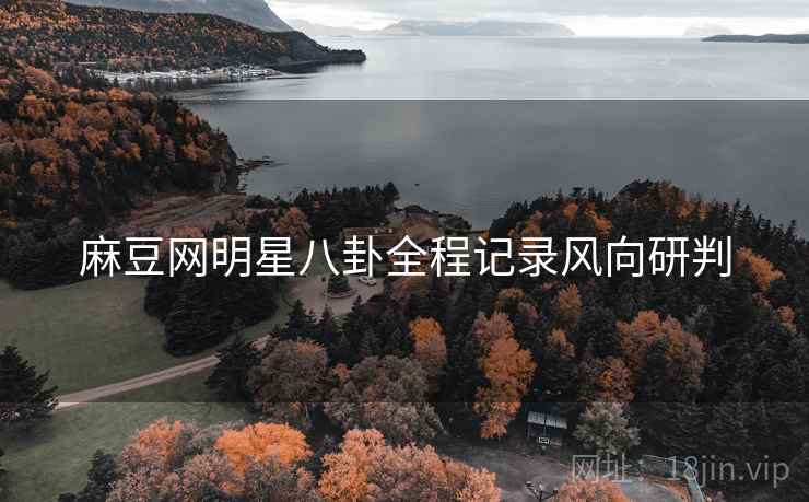 麻豆网明星八卦全程记录风向研判